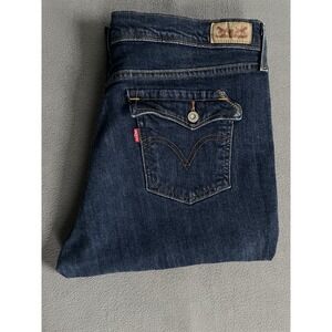 Levis 515 Jeans Womens 14m Med Wash Boot Cut Flap Pocket